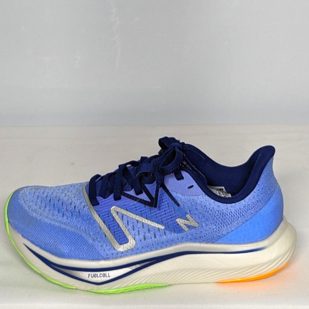 NEW New Balance Womens FuelCell Propel v4 Trail Running Shoe Sz 6.5 blue/orange